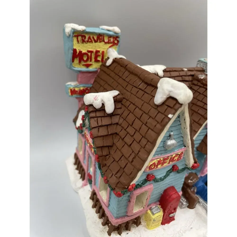 Vintage “Travelers Motel” Christmas Village